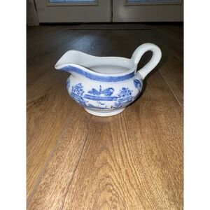 Blue Willow Creamer‎ Porcelain China IDG Oriental Asian Decor Pitcher